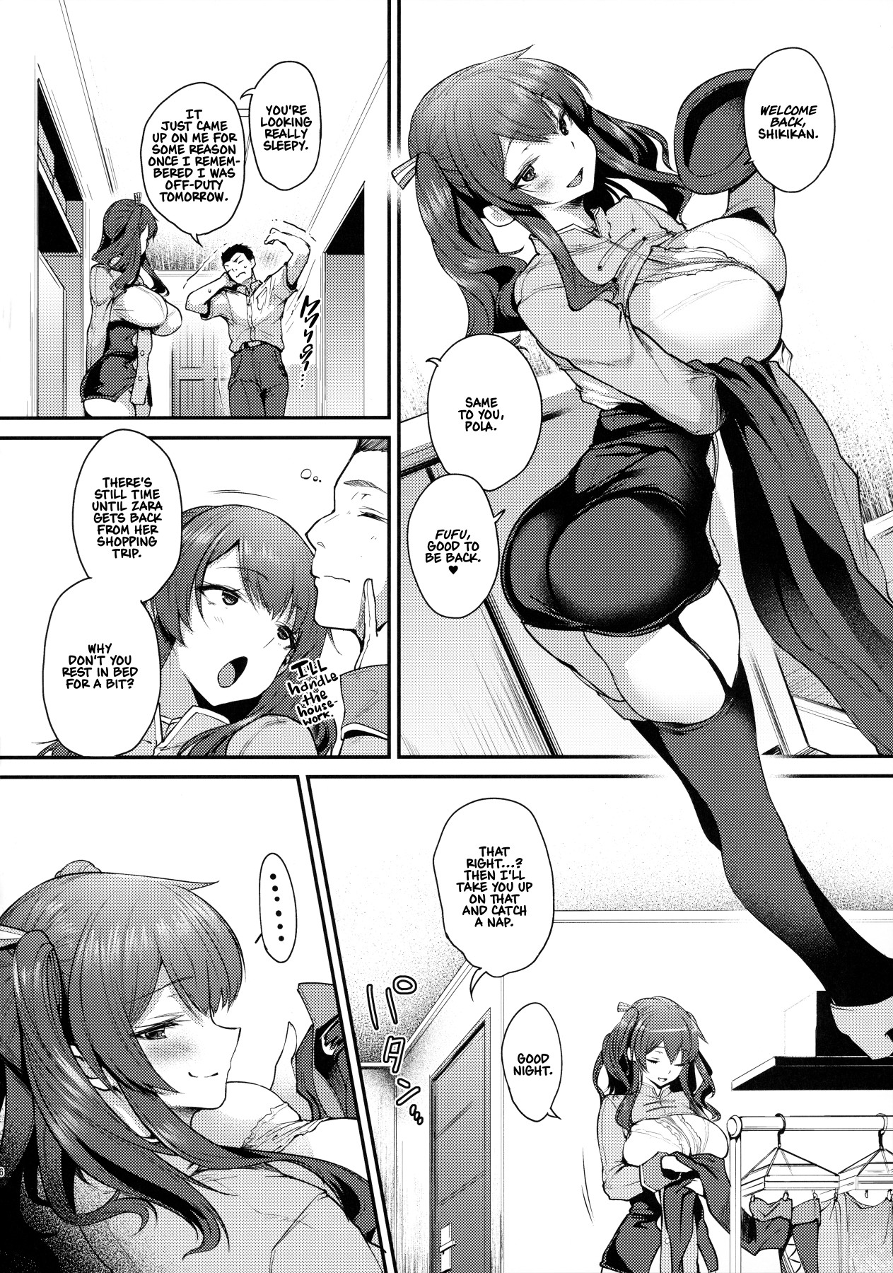 Hentai Manga Comic-Pola On The Right, Zrd's On The Left-Read-5